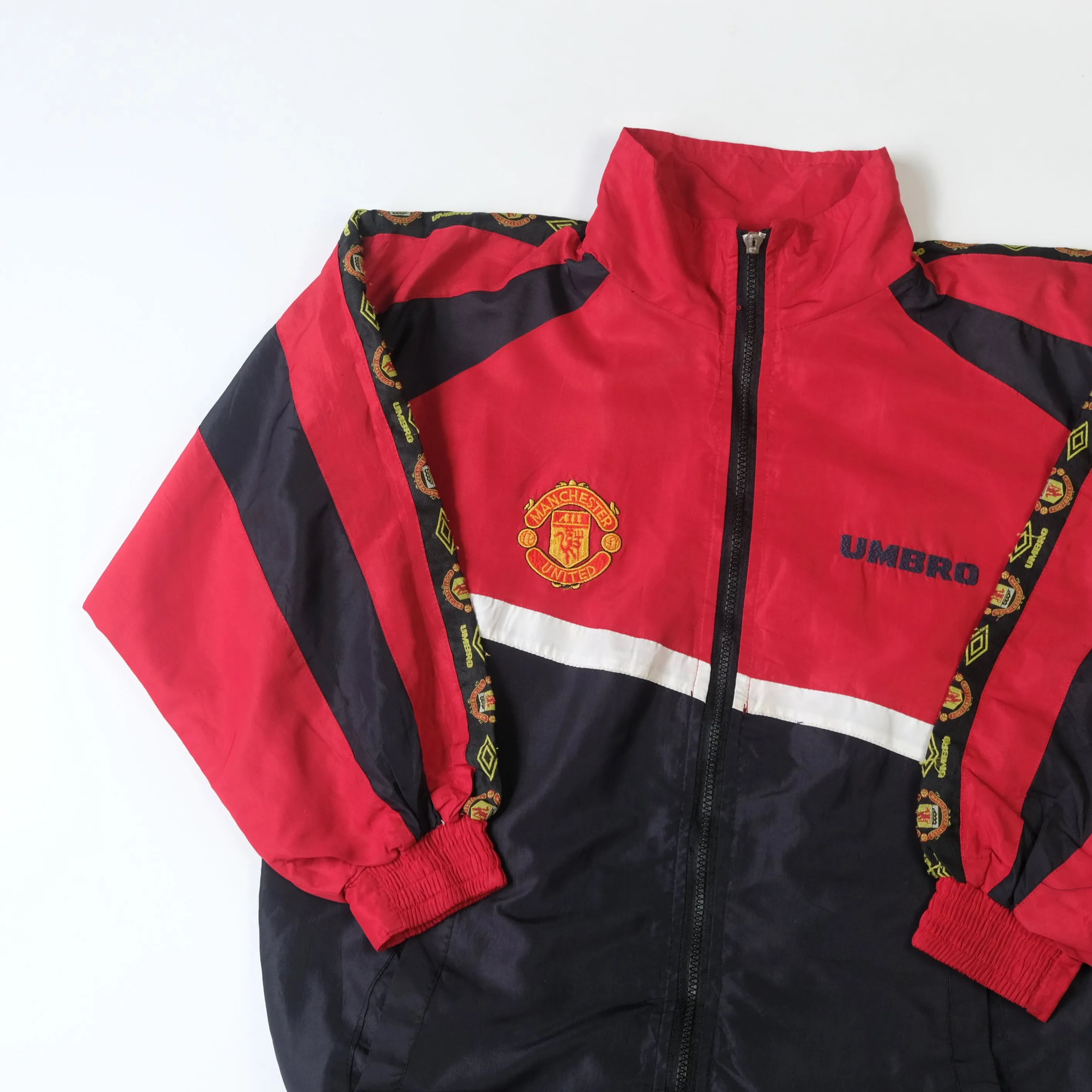 1990s Manchester United Track Training Jacket Umbro (S)