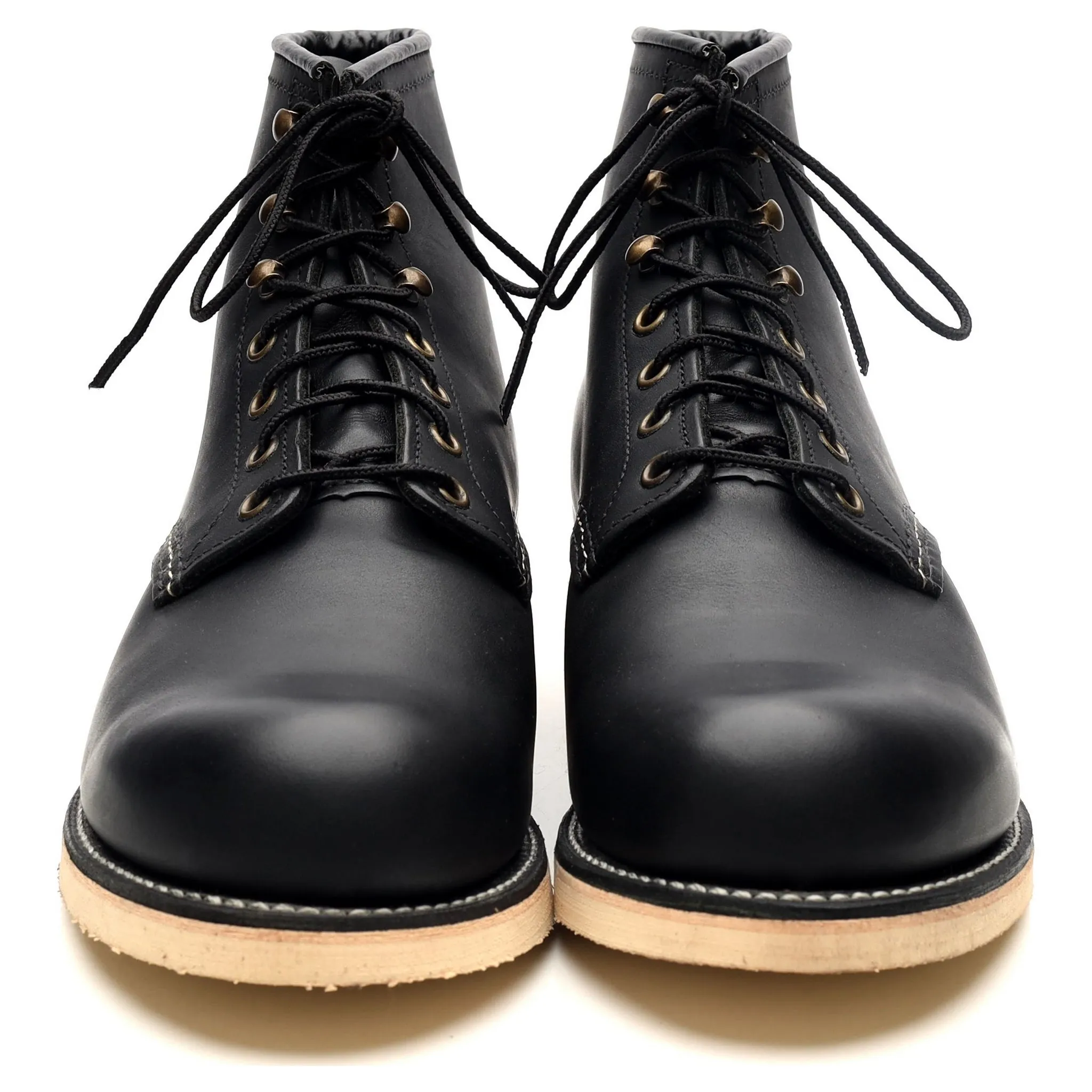 '2951' Black Leather Rover Boots UK 9.5 US 10.5