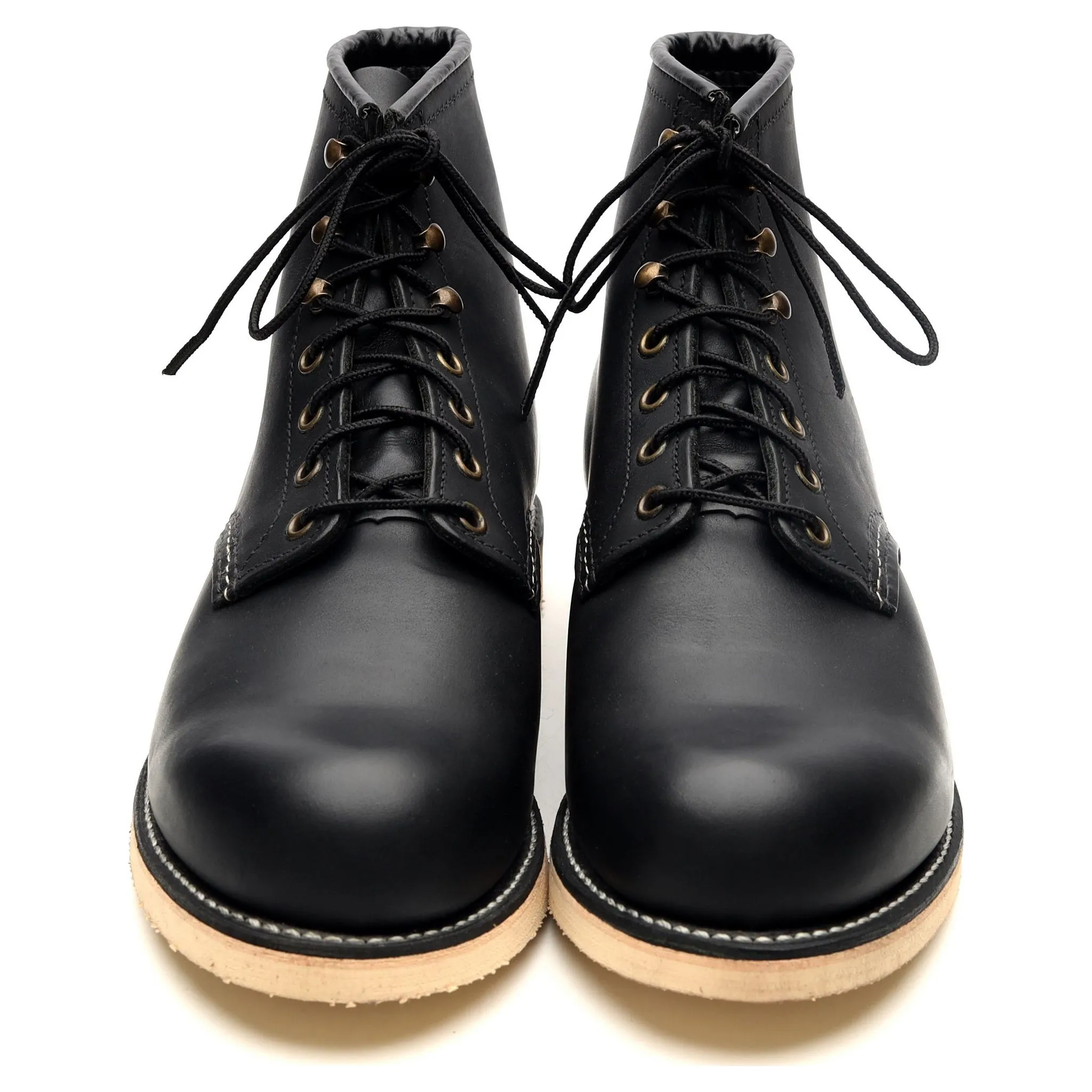 '2951' Black Leather Rover Boots UK 9.5 US 10.5