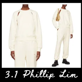 3.1 Phillip Lim  |Plain Cotton Hoodies & Sweatshirts