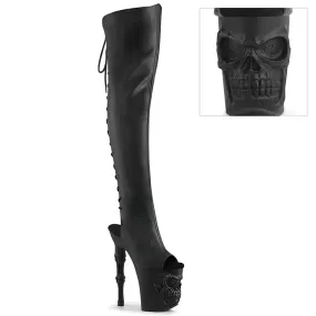 8 Inch Heel RAPTURE-3019 Black Pu