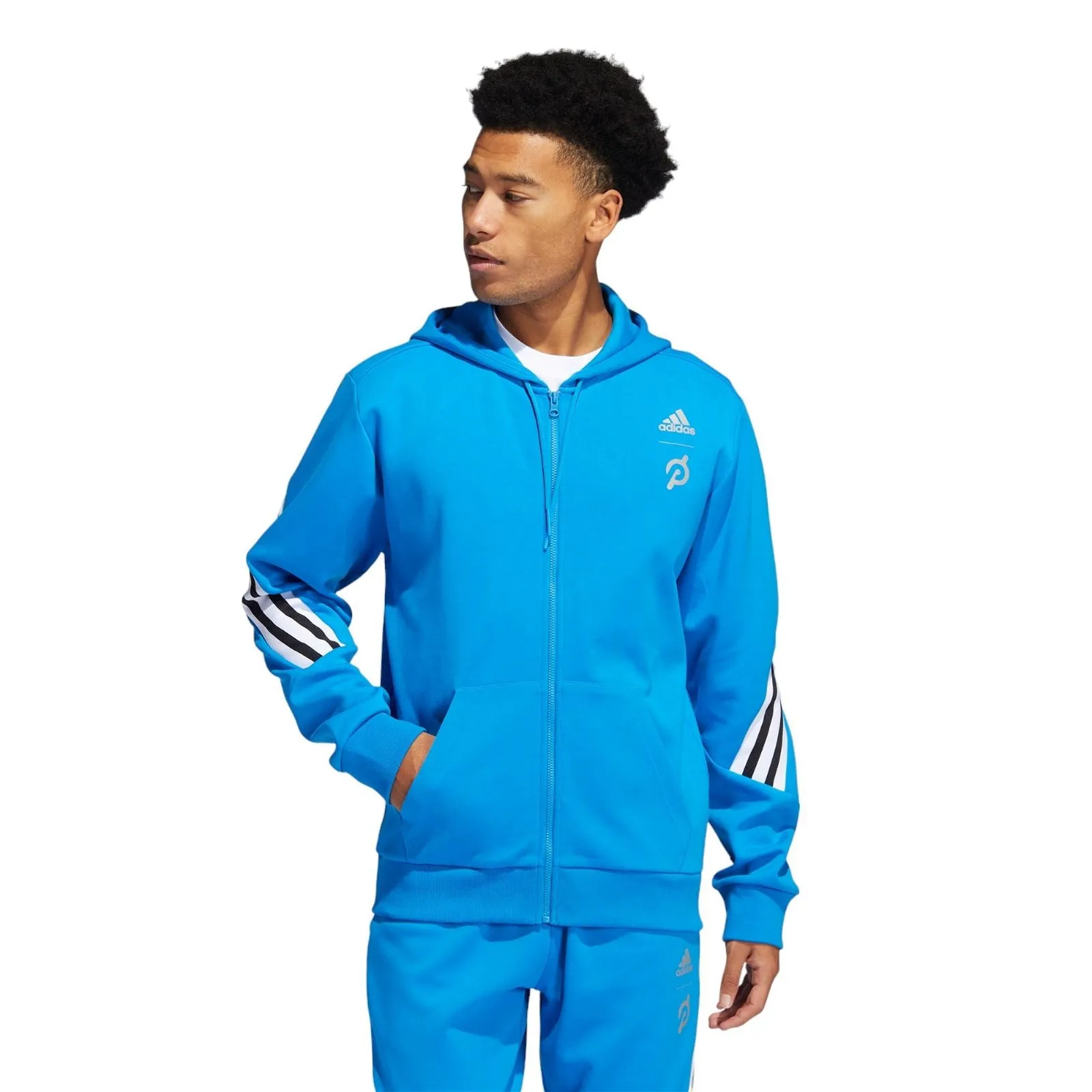 adidas x Peloton Full Zip Hoodie Jacket - Blue