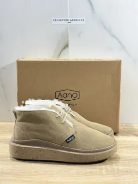 Adno Blank Chukka Boot Uomo Suede Taupe Extra light Casual 40