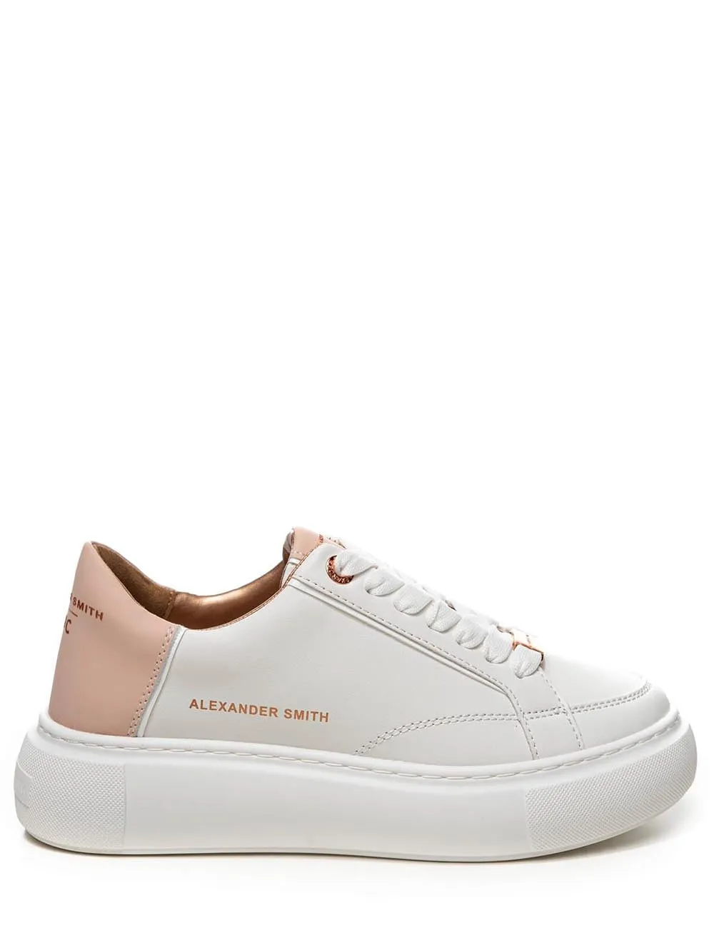 Alexander Smith Sneakers Donna Bianco/rosa