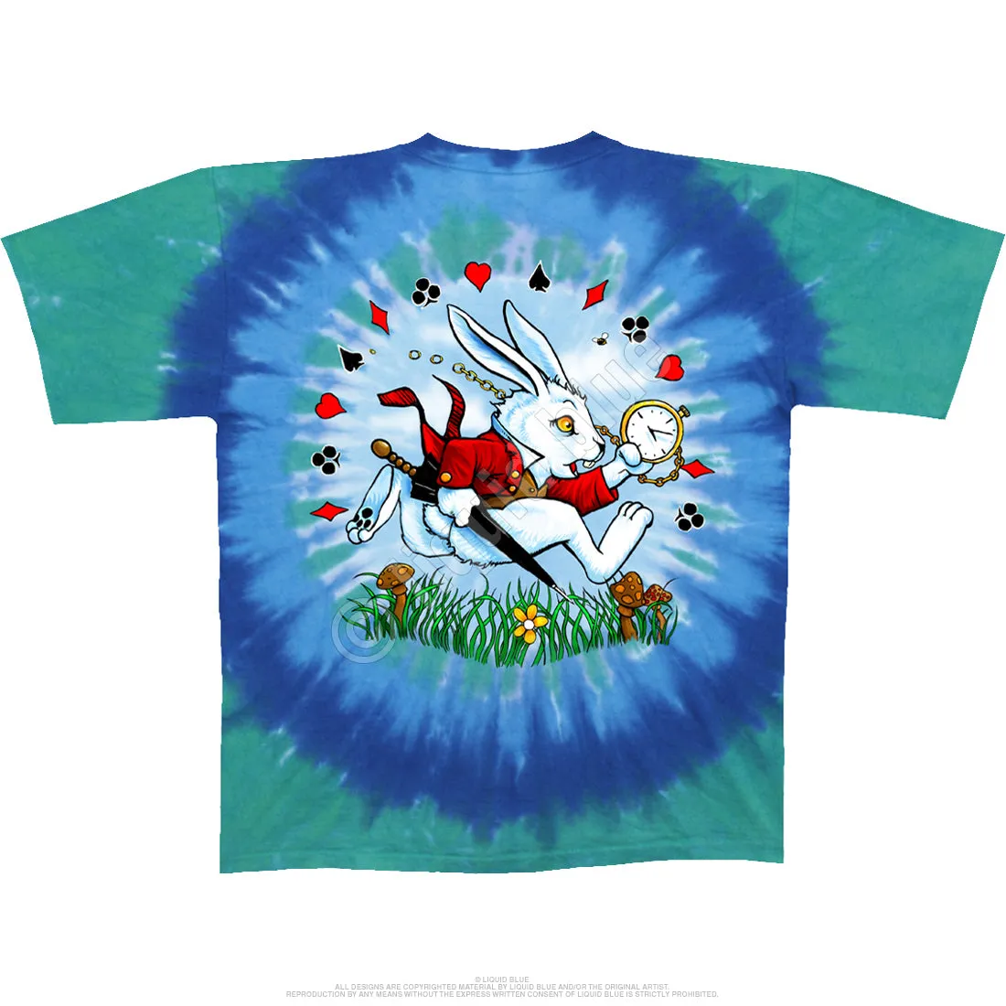 Alice & Caterpillar Double Sided Tie-Dye T-Shirt