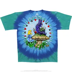 Alice & Caterpillar Double Sided Tie-Dye T-Shirt