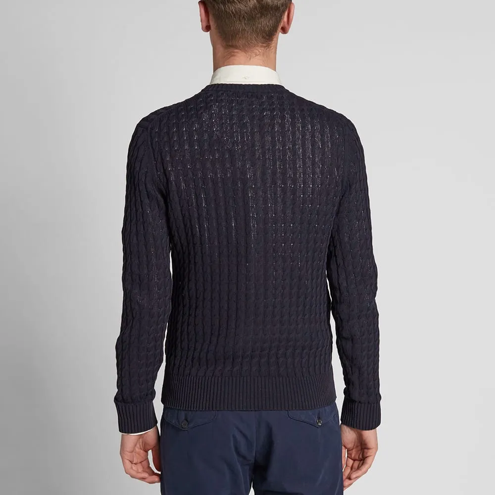 AMI Cable Crew KnitNavy