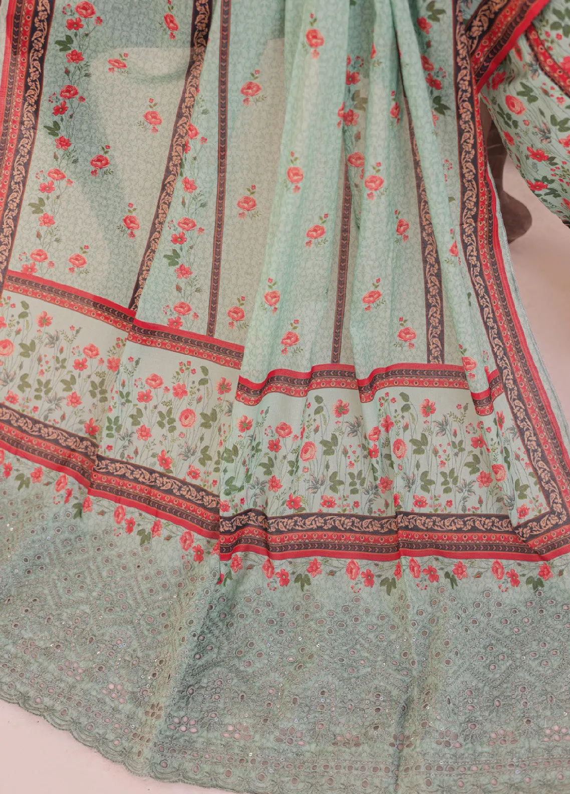 Andaaz By MTF Digital Printed Lawn 3 Piece Unstitched Suit MTF24ADPL-02