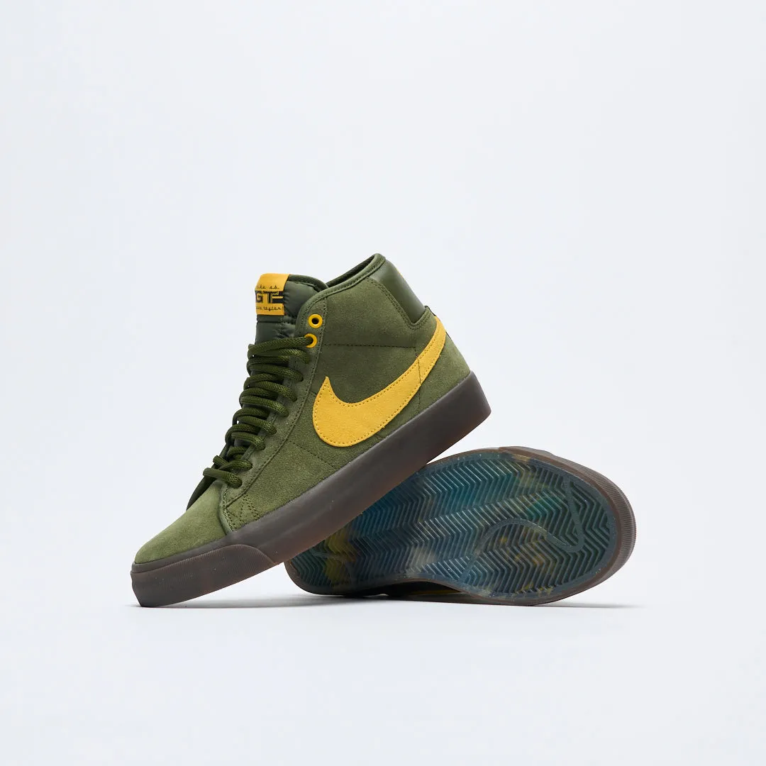 Anti-Hero Skateboards x Nike SB - Zoom Blazer Mid (Rough Green/Amarillo)