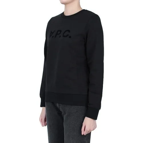 A.P.C.  |Long Sleeves Cotton Logo Hoodies & Sweatshirts