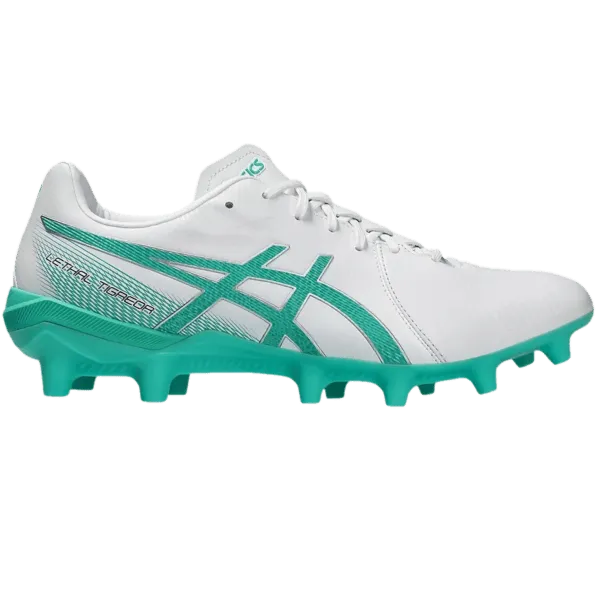 Asics Lethal Tigreor 3 FG Senior Football Boot WHT/AURORA GREEN