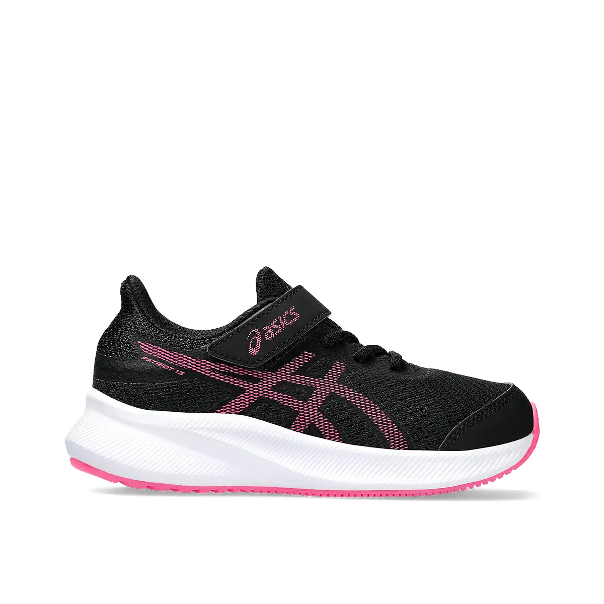 Asics Patriot 13 PS Kids Black Hot Pink   