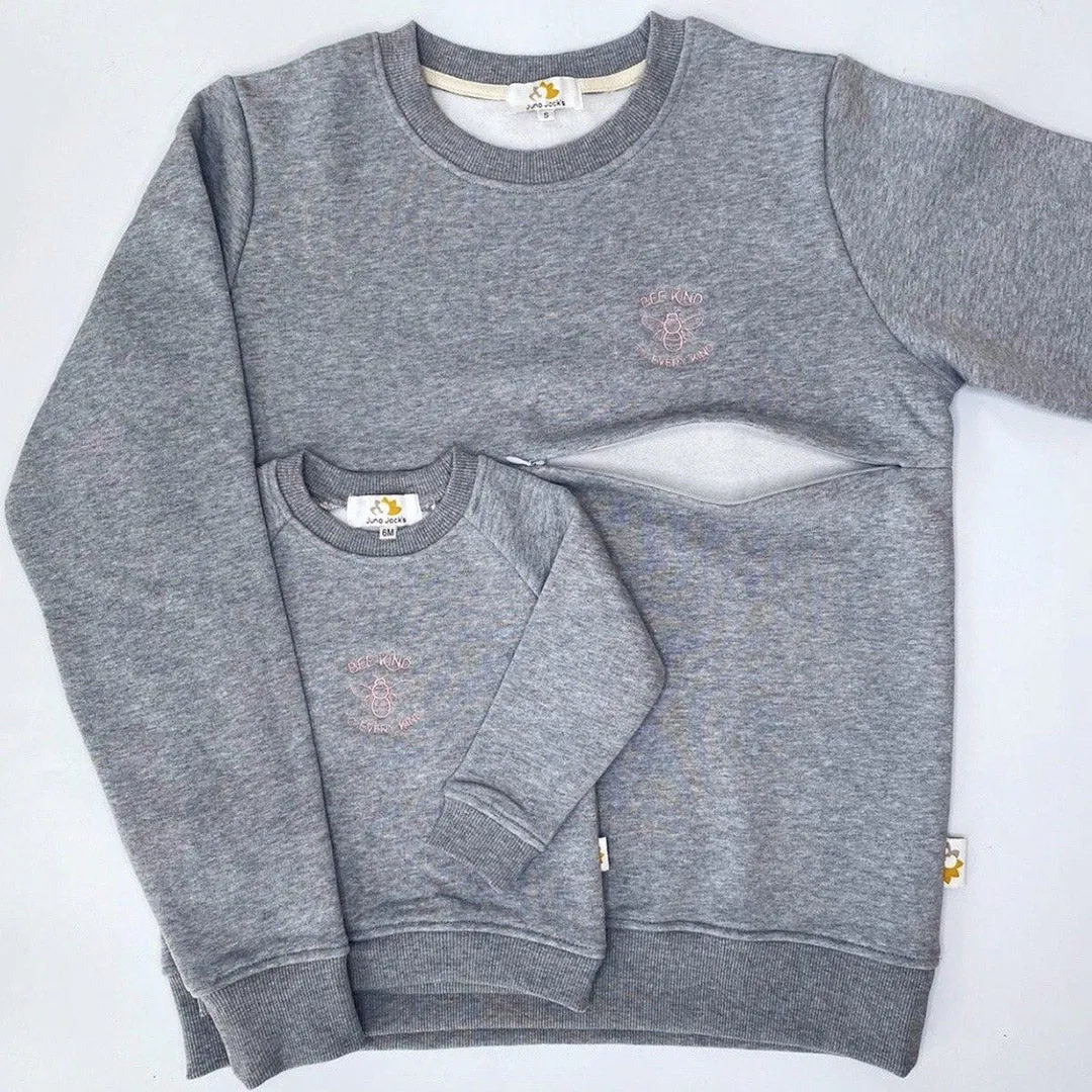 'BEE KIND' Breastfeeding Friendly Mumma Sweatshirt