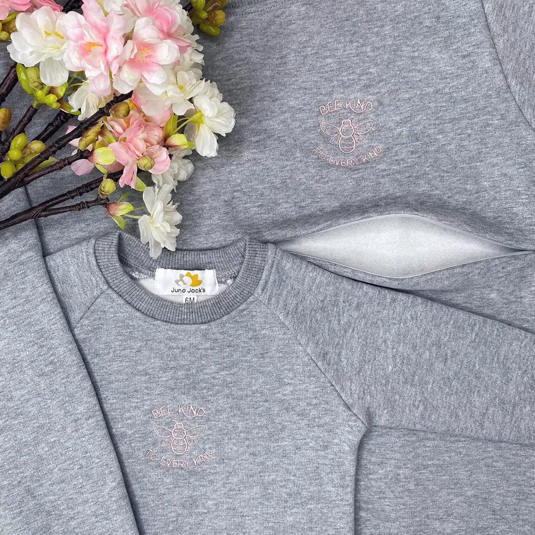 'BEE KIND' Breastfeeding Friendly Mumma Sweatshirt