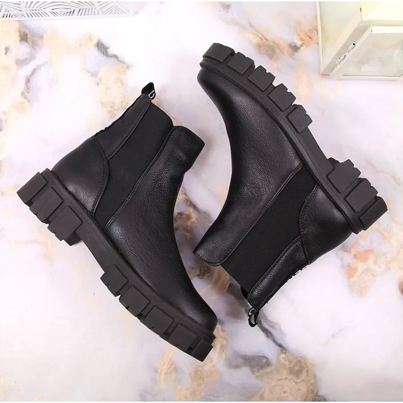 Black boots for women Chelsea boots Dolce Pietro