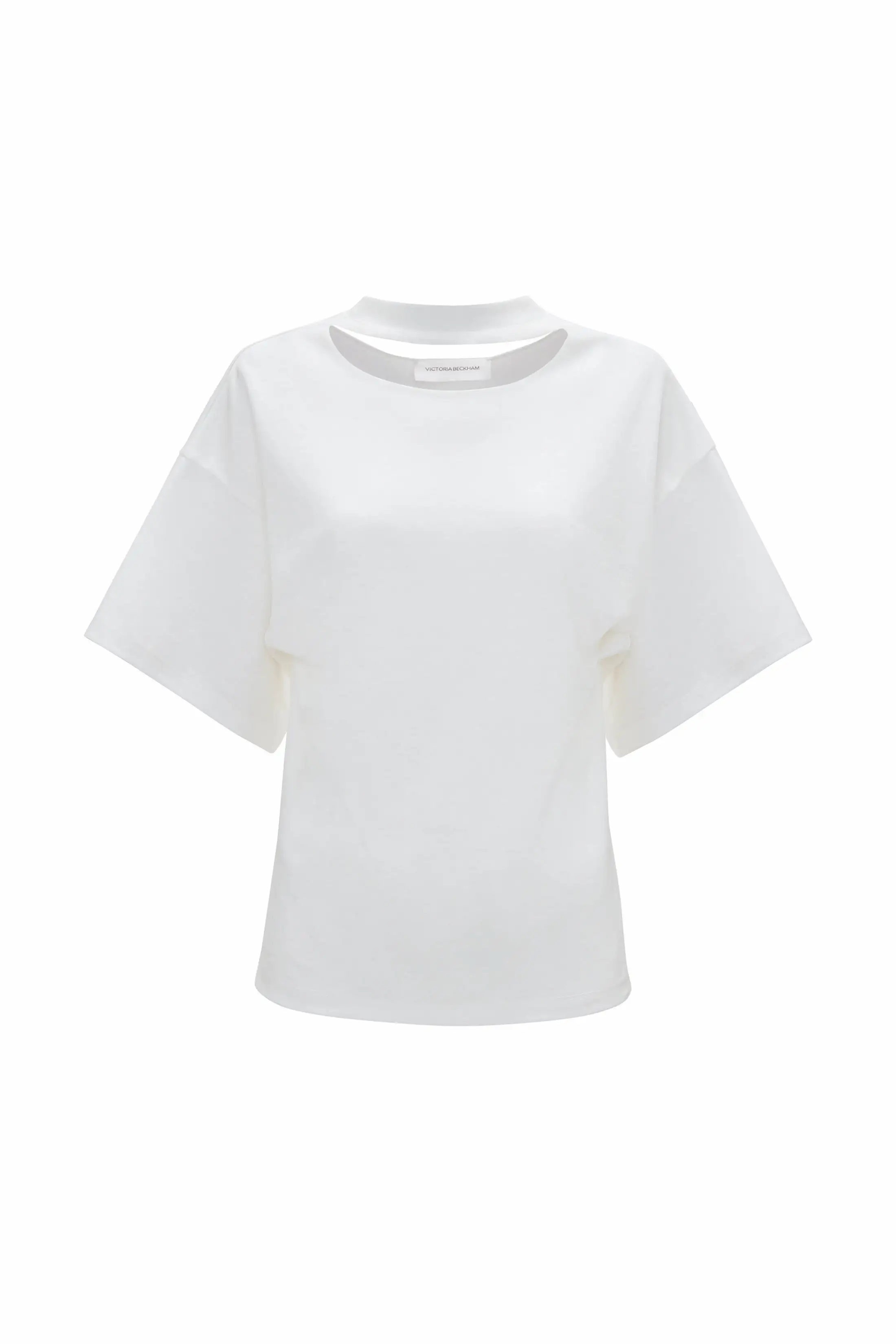 Bonded Jersey Tee In White