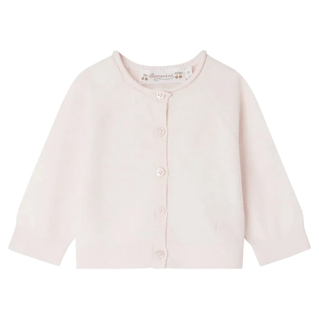 Bonpoint Baby Fadi Cardigan Pink