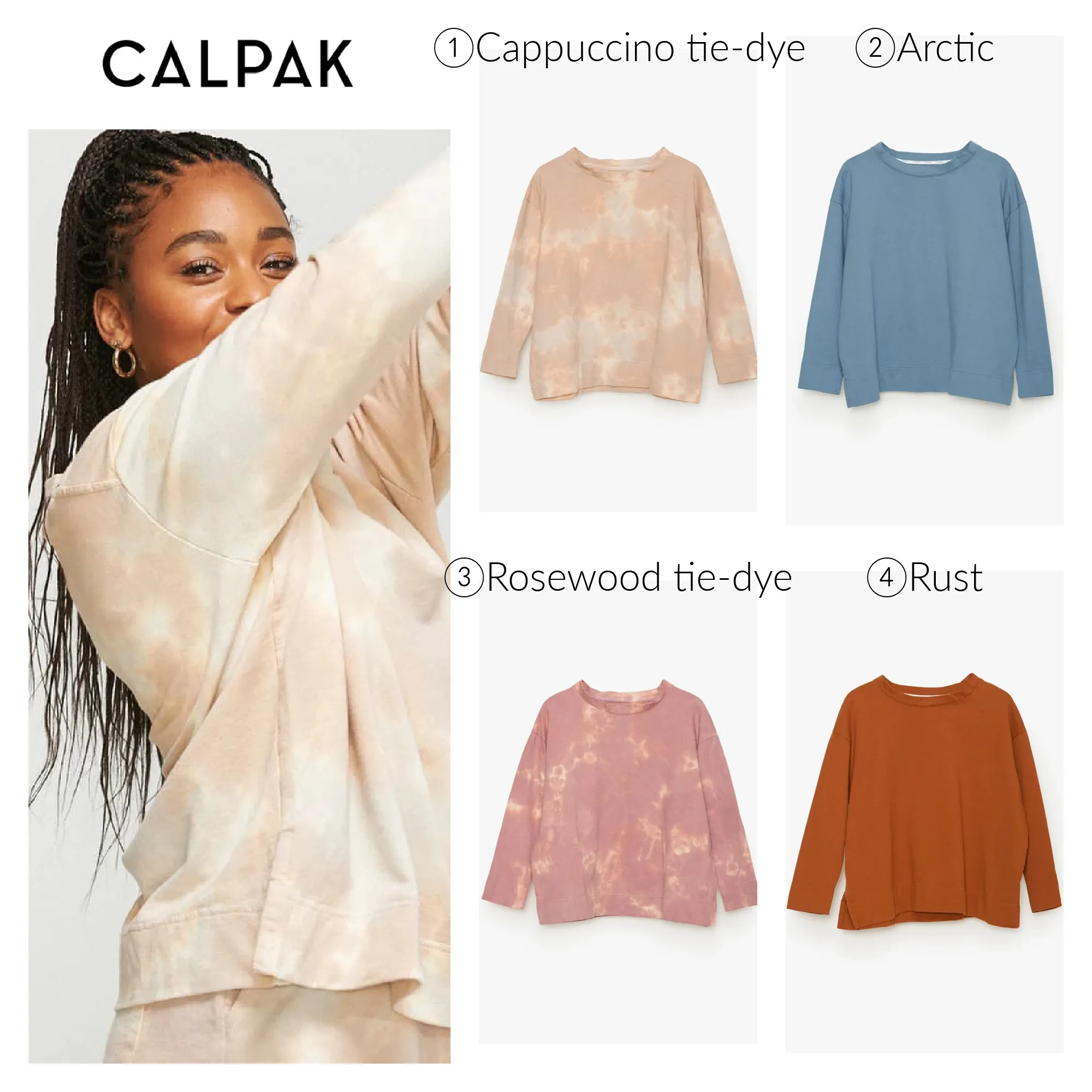 CALPAK  |Long Sleeves Cotton Logo Hoodies & Sweatshirts