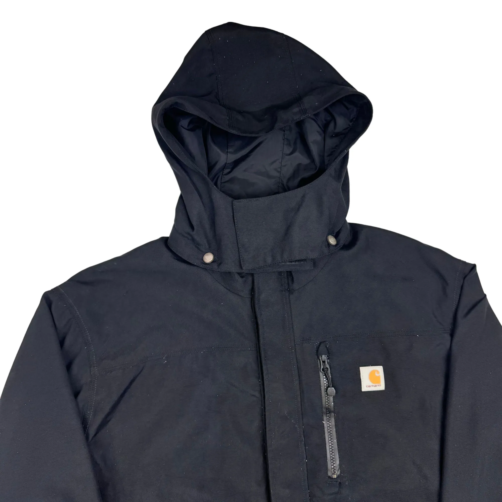 Carhartt Storm Defender Black Waterproof Hooded Jacket