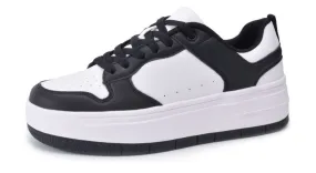 Casual Platform Sneakers Black/White