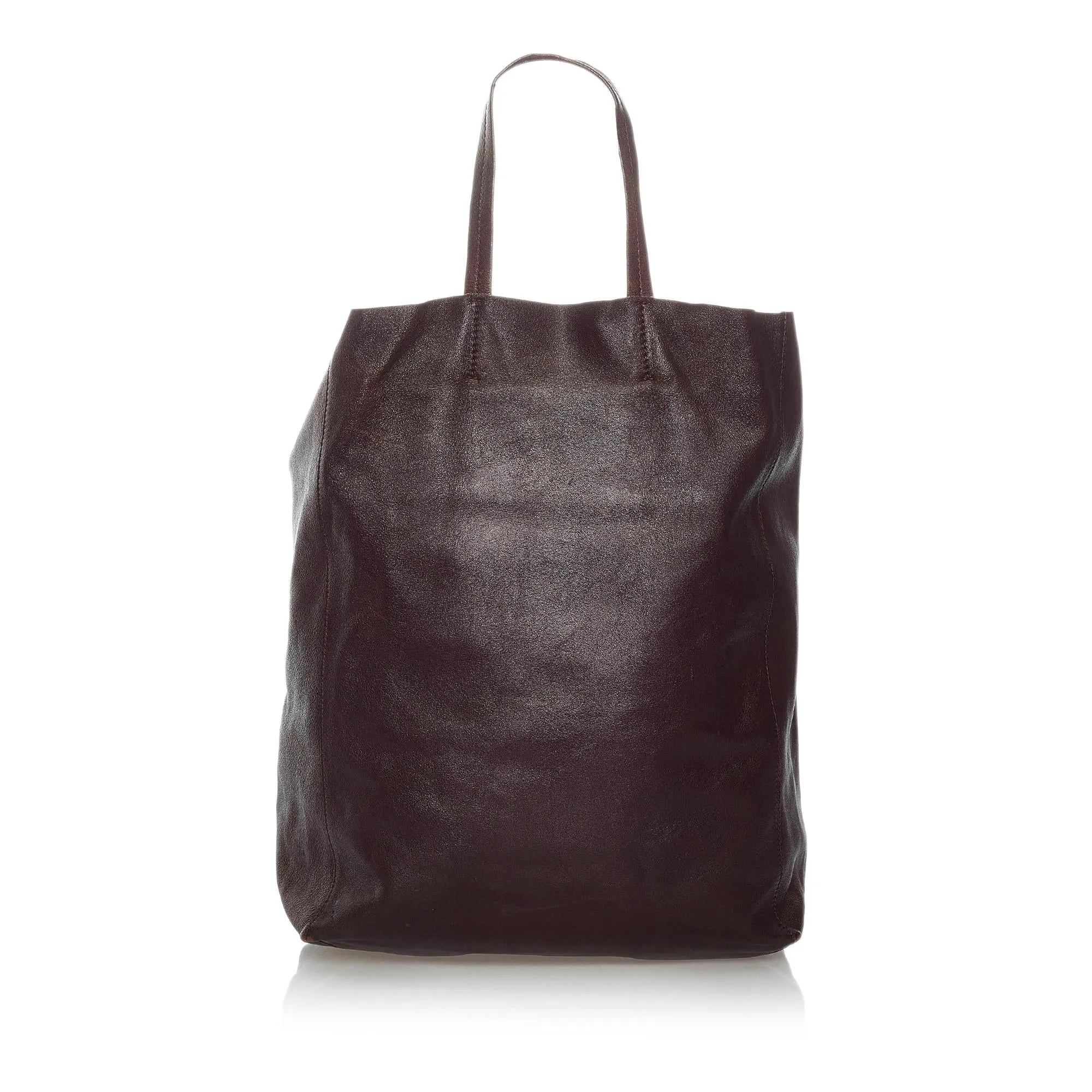 Celine Small Vertical Cabas Leather Tote Bag (SHG-29612)