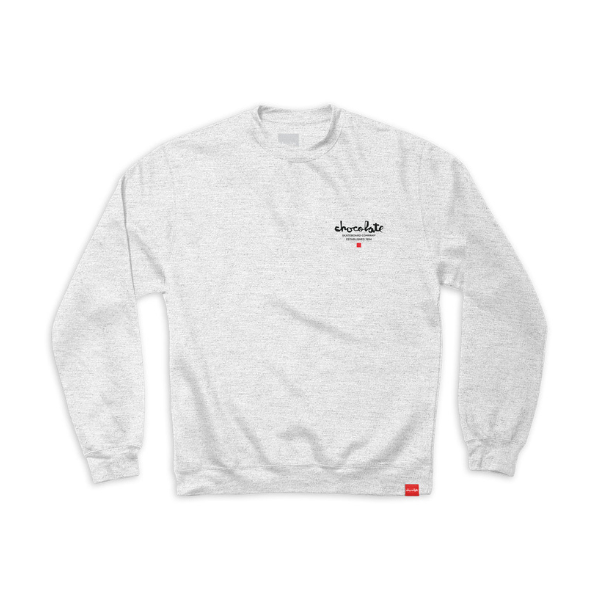 Chocolate Est Chunk Embroidered Crew - Ash