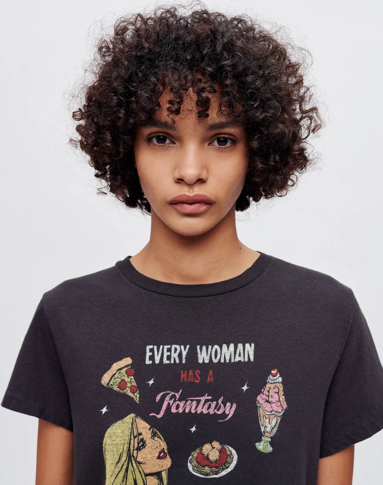 Classic Fantasy Tee - Washed Black