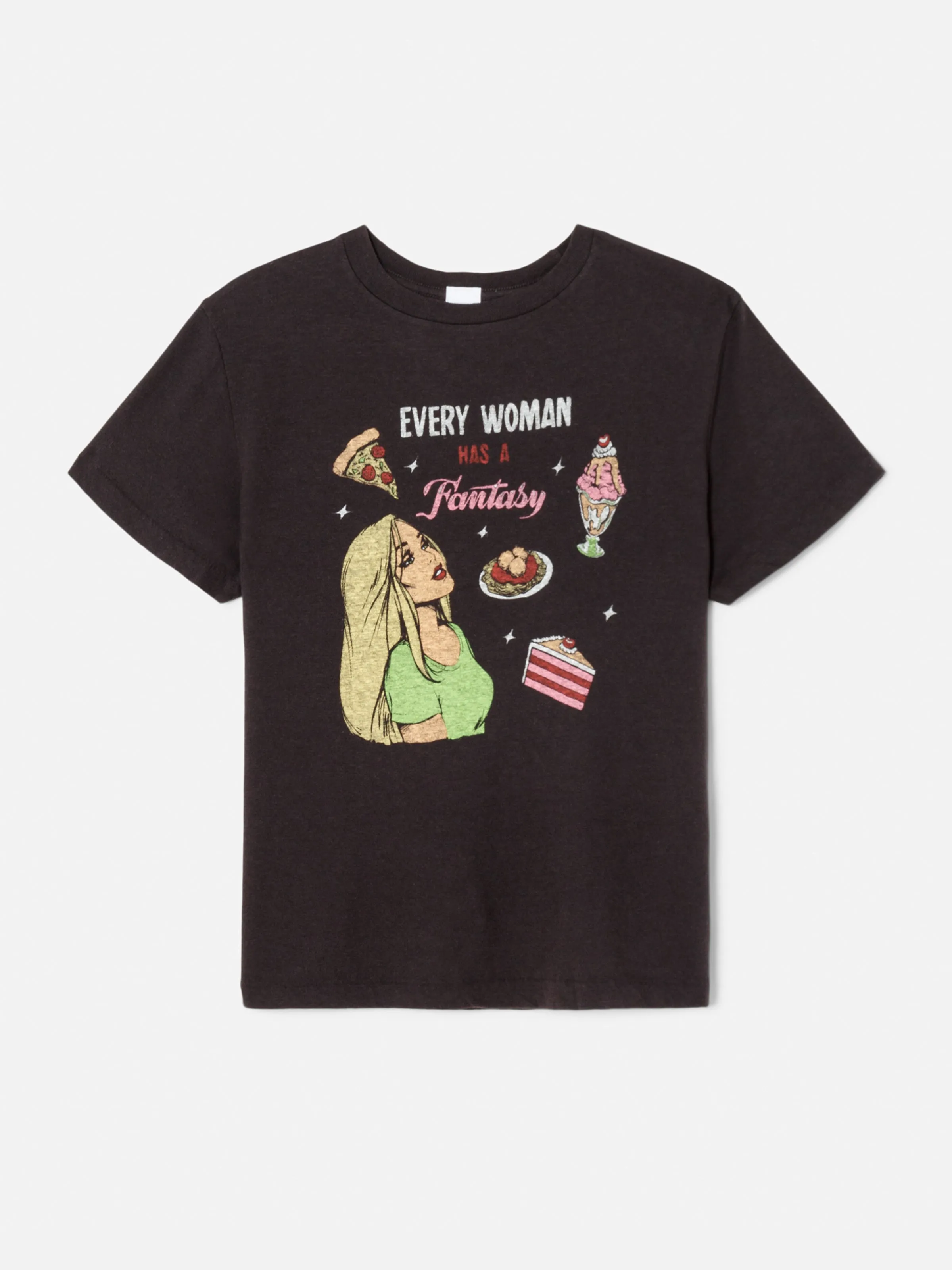 Classic Fantasy Tee - Washed Black