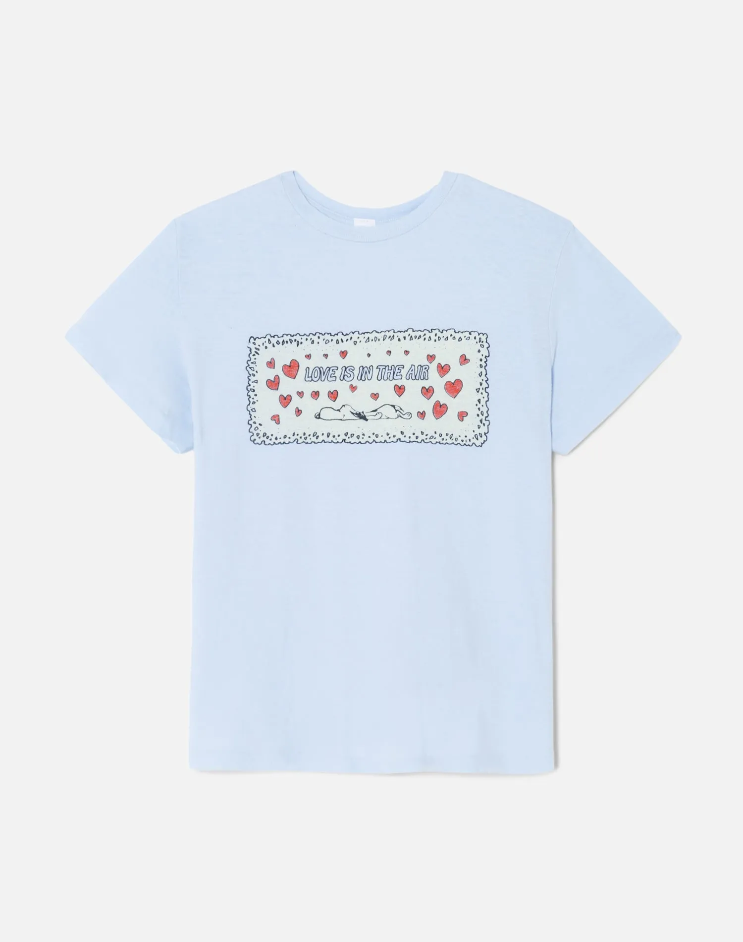 Classic Snoopy Love Tee - Baby Blue