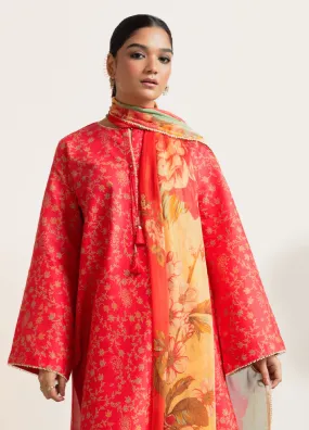 Coco Prints By Zara Shahjahan Printed Lawn Unstitched 3 Piece Suit - ZSJ24CP 08 CHAMBELI