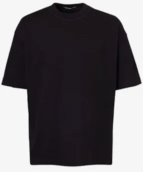 Cole Buxton Mens Black 4 Star relaxed-fit cotton-jersey T-shirt