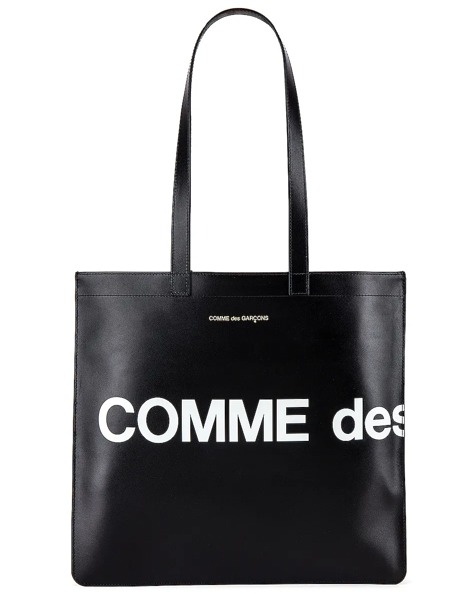 COMME des GARCONS Huge Logo Tote Bag -        