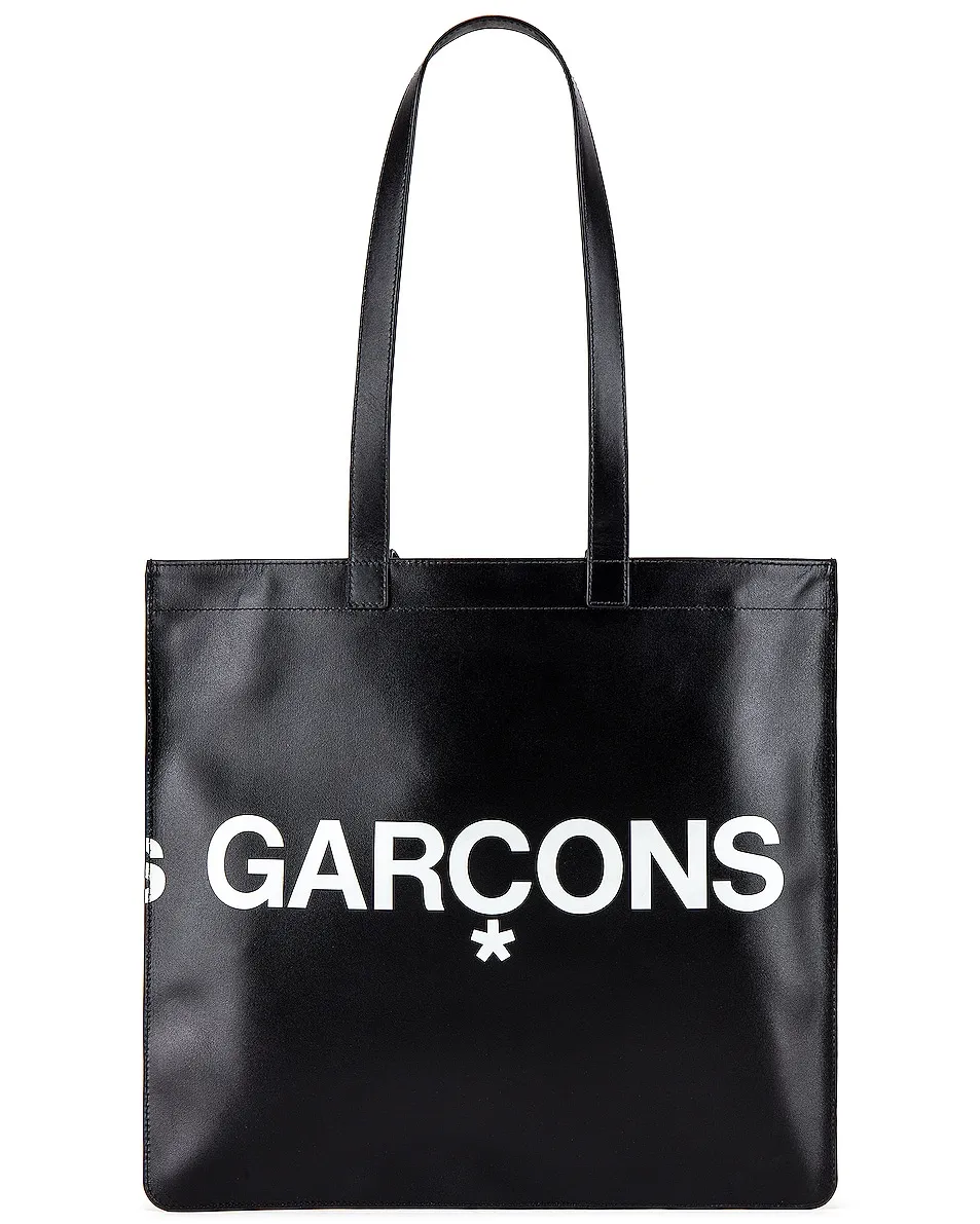 COMME des GARCONS Huge Logo Tote Bag -        