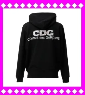 COMME des GARCONS  |Unisex Logo Designers Hoodies