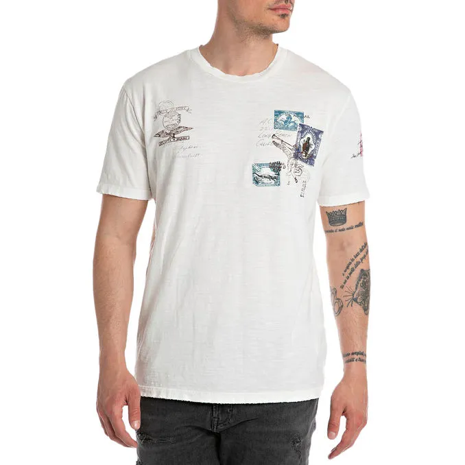 COTTON T-SHIRT Man Milky White  