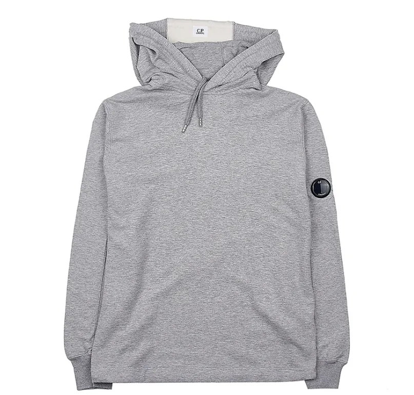 C.P. Company  |Long Sleeves Plain Cotton Logo Hoodies