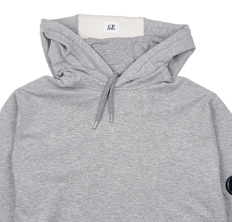 C.P. Company  |Long Sleeves Plain Cotton Logo Hoodies