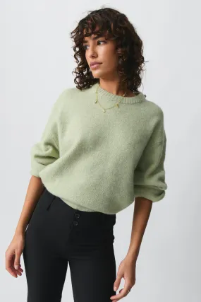 Crew neck knitted sweater