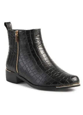 Croc Ankle Boots by Lunar Exclusive | Look Again