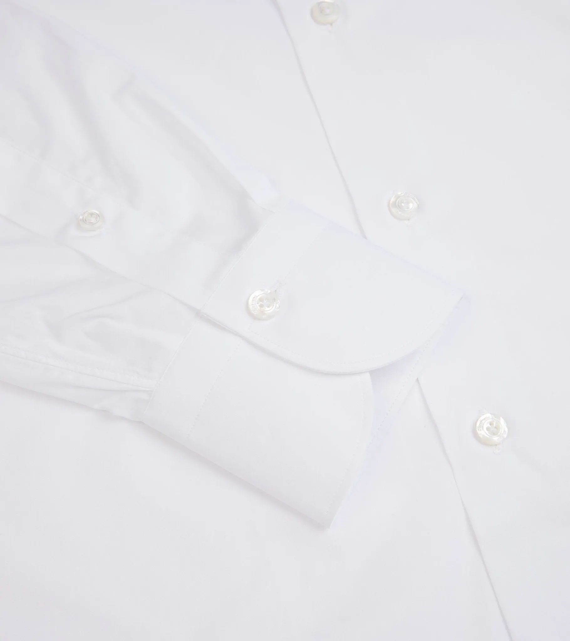 Finamore Milano Eduardo 170 Giza Cotton Formal Shirt: White