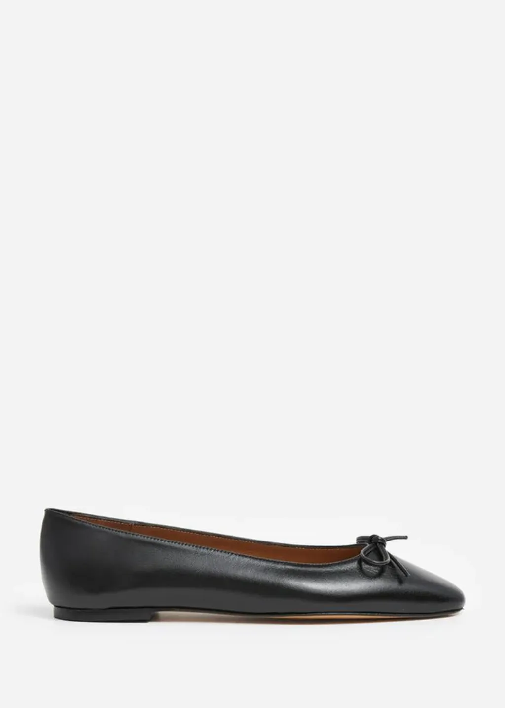 Flattered Bodil Ballet Flat in Black