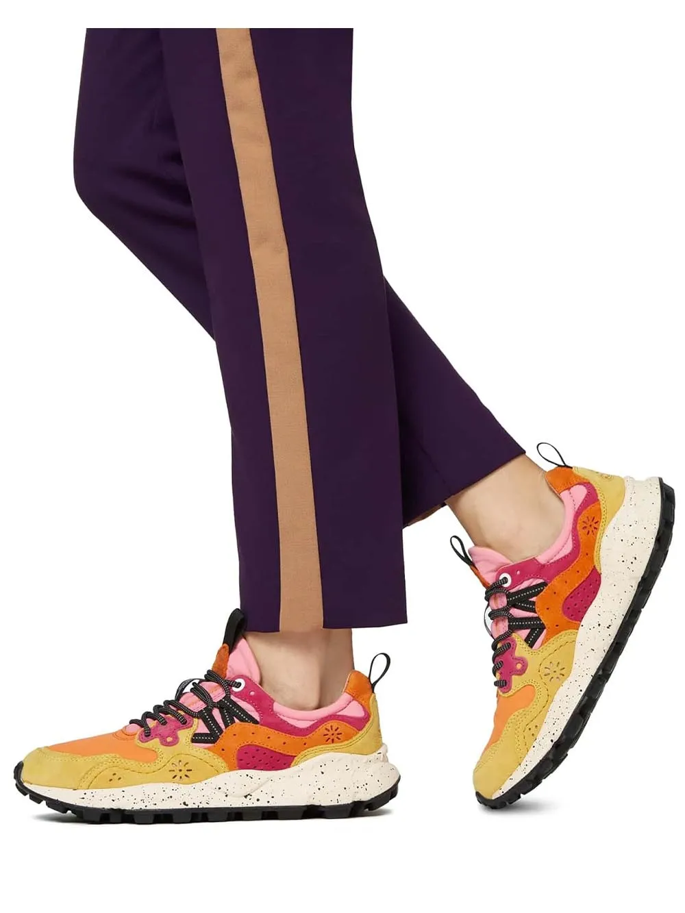 Flower Mountain Sneakers Donna Arancione/Giallo