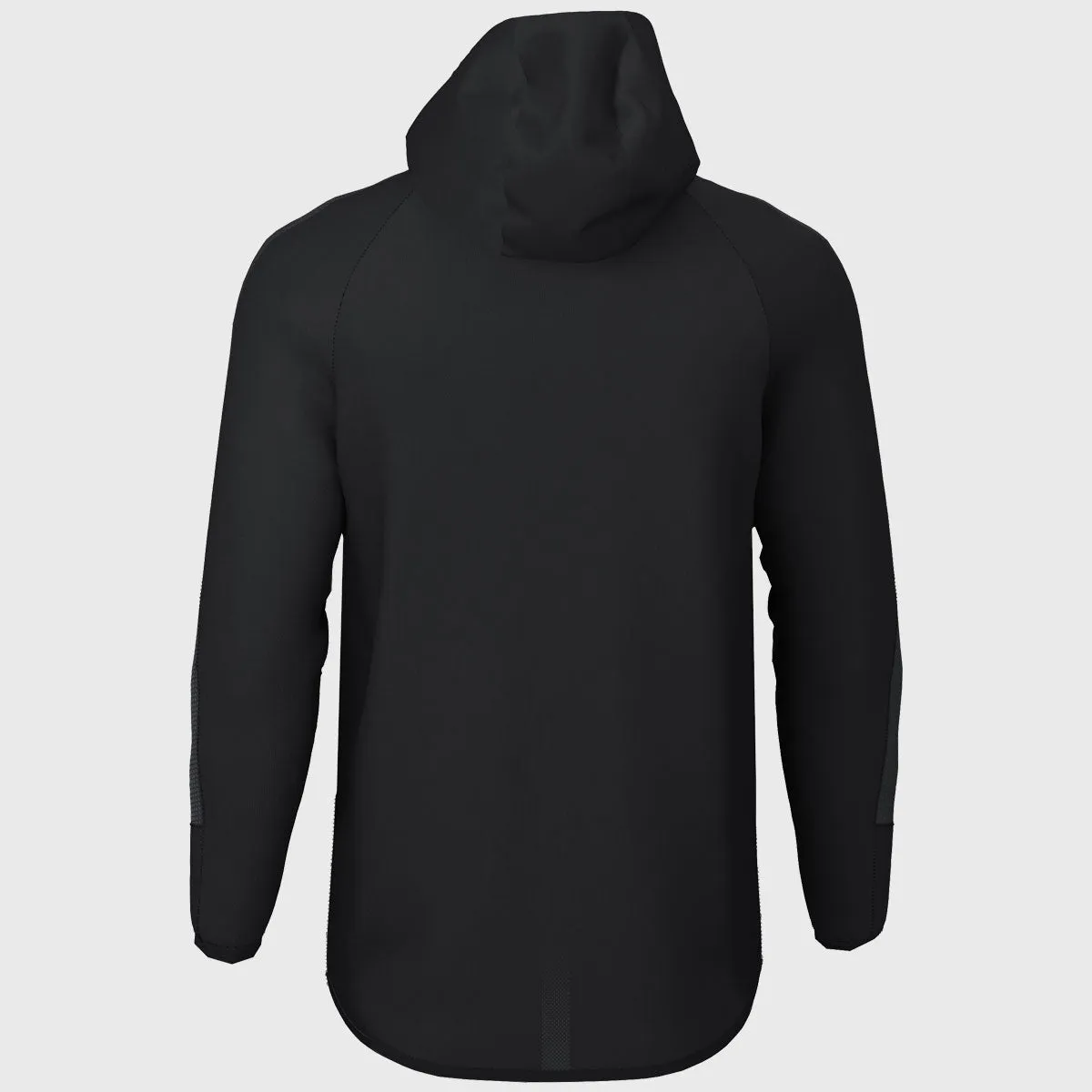 FXV Rugby Co 1/4 Zip Hooded Training Jacket Black