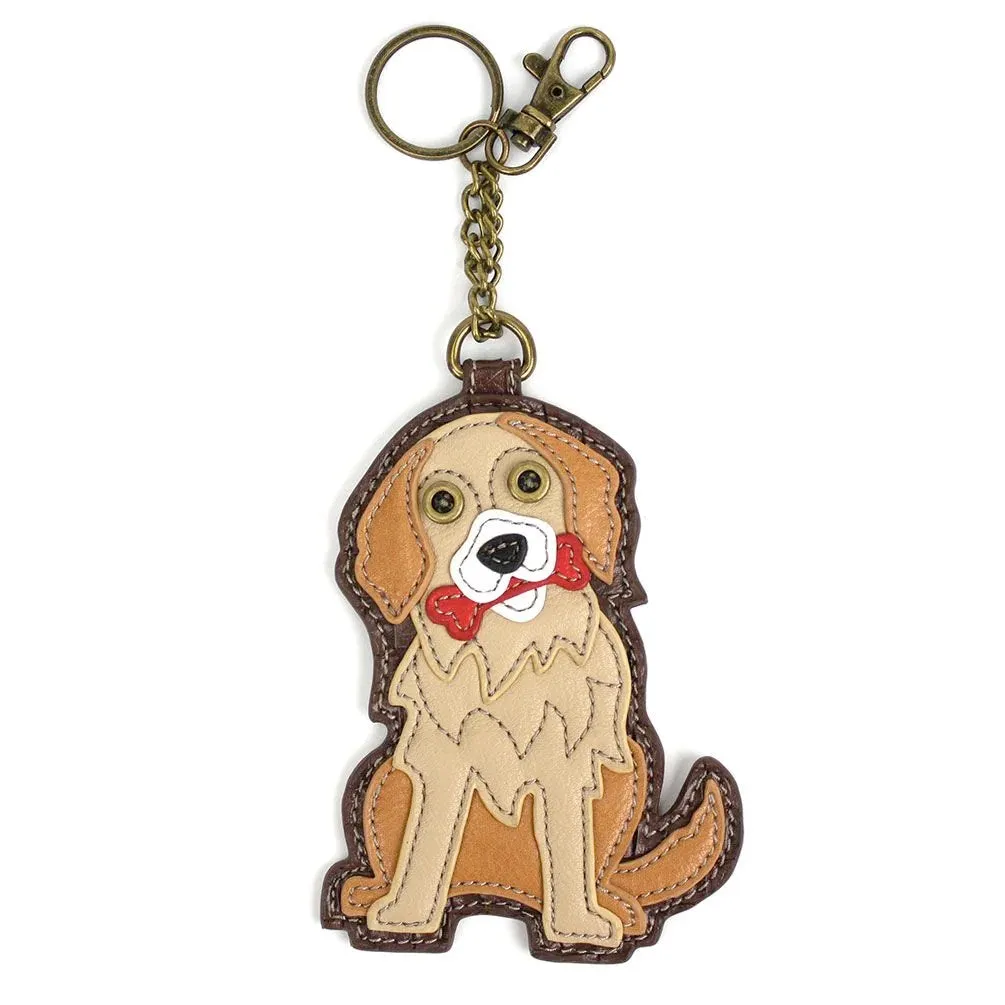 Golden Retriever Coin Purse and Key Chain