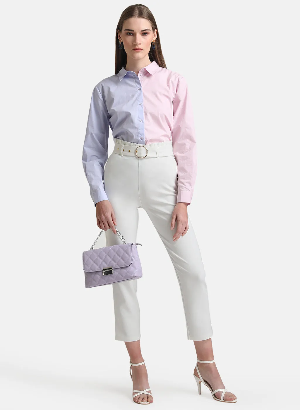 Half & Half Poplin Shirt