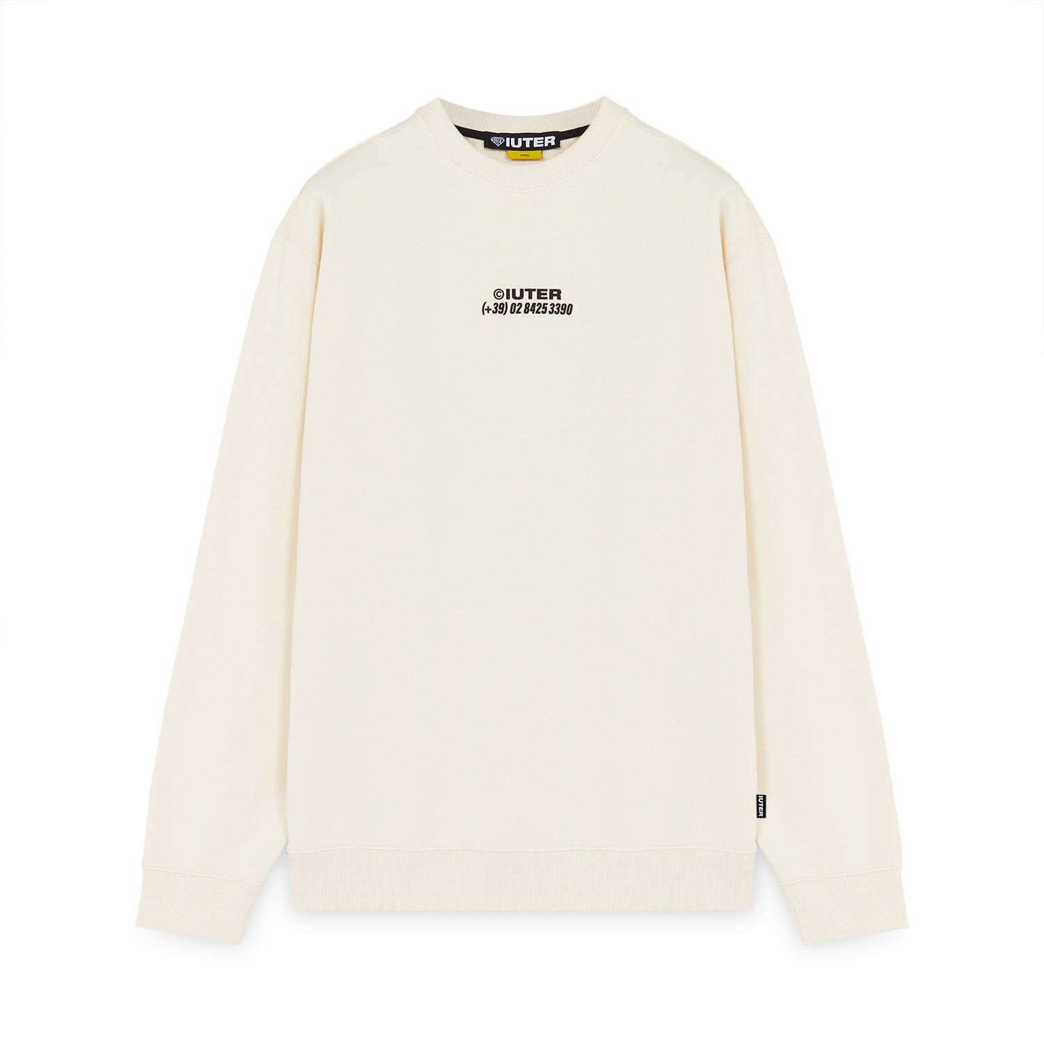 HORSES CREWNECK DUSTY WHITE