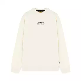 HORSES CREWNECK DUSTY WHITE