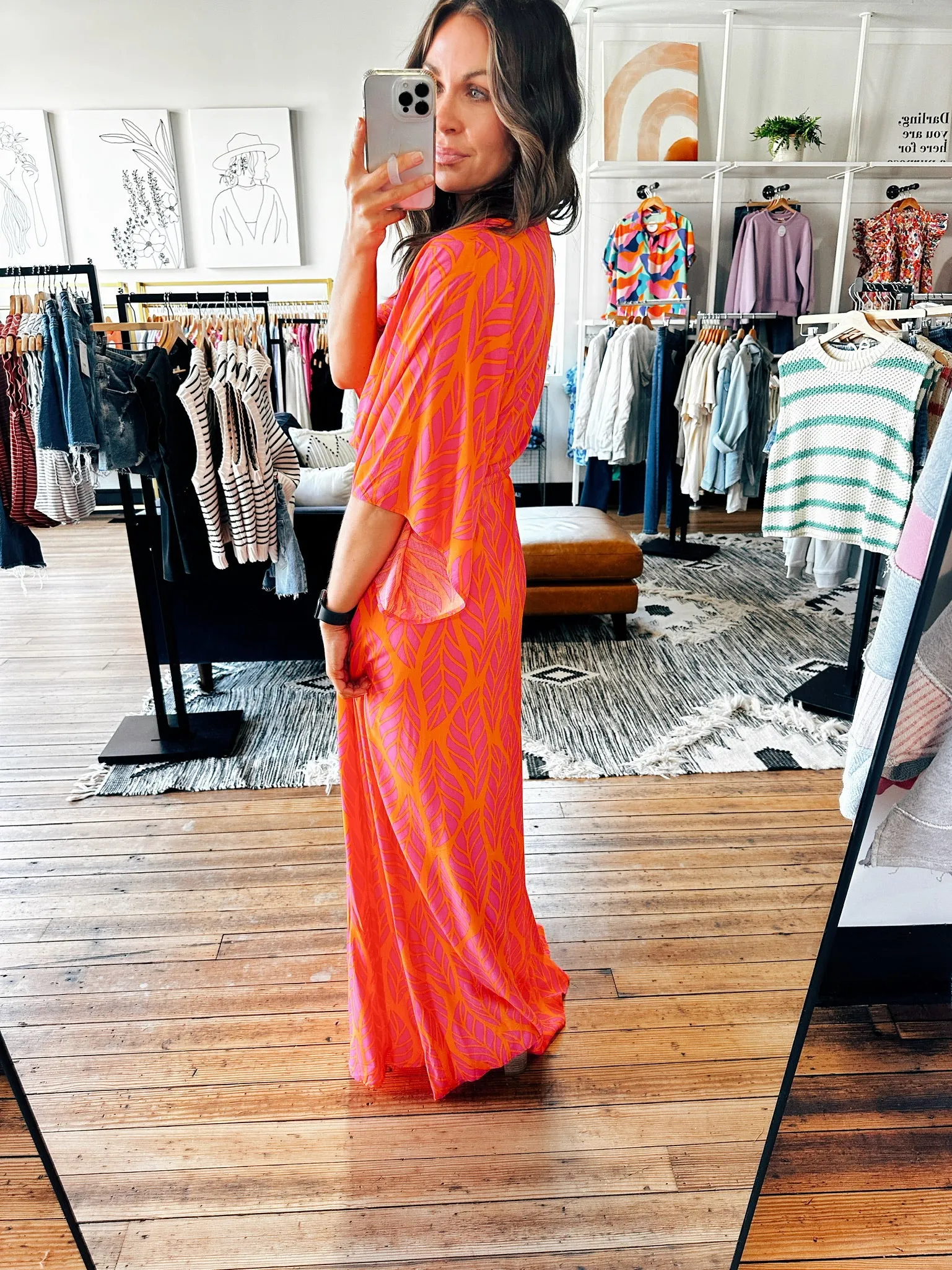 Hot Pink Beach Vacay Maxi