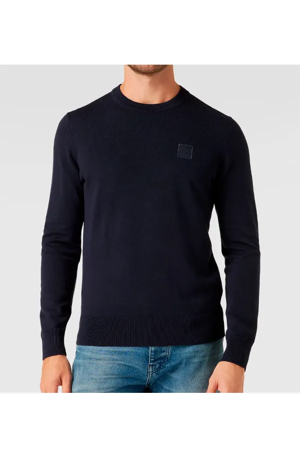 Hugo Boss Knit Cashmere Blend Navy