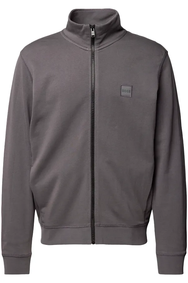 Hugo Boss Zestart Track Zip Jacket Dark Grey